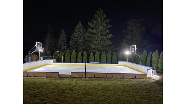 Portable Refrigerated Rink Kits 44' x 80' - Hybrid Configuration